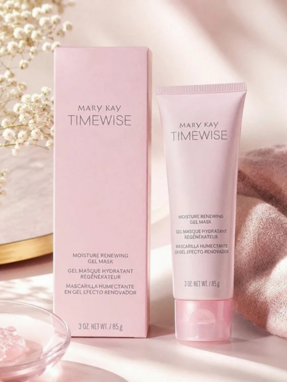 Mary Kay TimeWise Moisture Renewing Gel Mask Pink NWT